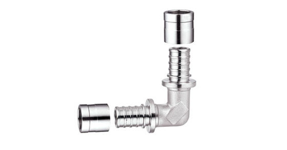 دریچه فشاری برنجی محوری اتصالات برنجی Pex Pipe PF4004