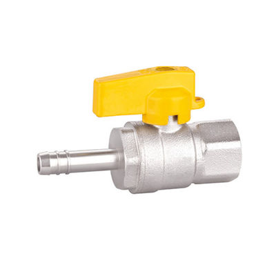 شیر توپی برنجی گازی کانکتور شیلنگ نر X شیر توپی PTFE