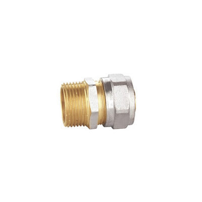 اتصالات فشرده سازی برنجی رزوه ای PF5002 Equal Straight Union