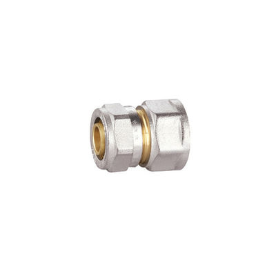 اتصالات فشرده سازی برنجی 1/4 اینچ 1/2 اینچی Equal Straight Union PF5003
