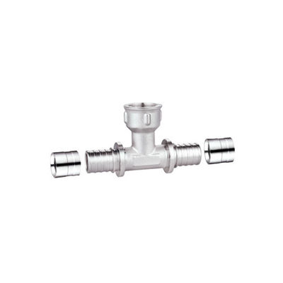 اتصال زن مستقیم برنجی فورج شده 16 میلی متر 20 میلی متر 25 میلی متر برای لوله PEX