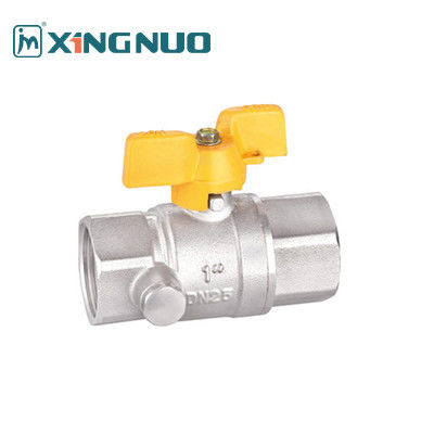 شیر توپی برنجی آهنگری شده گاز 1/2 اینچی