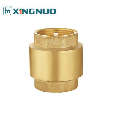 خروجی داخلی دستی نر خروجی مستقیم از طریق دریچه چک یک طرفه -20.C به 100.C دمای Swing Check Valve